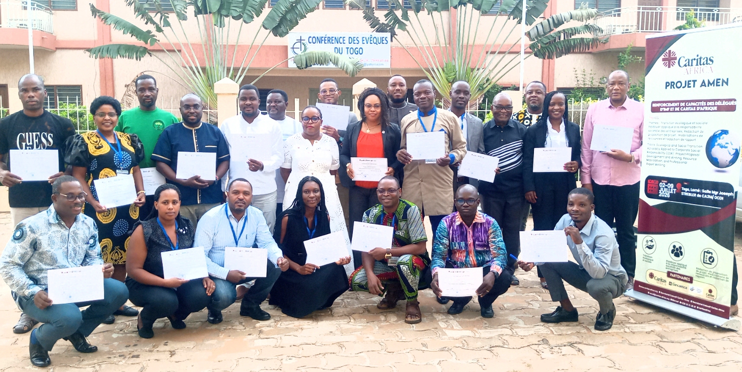 CARITAS AFRICA/Projet AMEN : Clap de fin ! Enrichissante session pour les délégués à Lomé