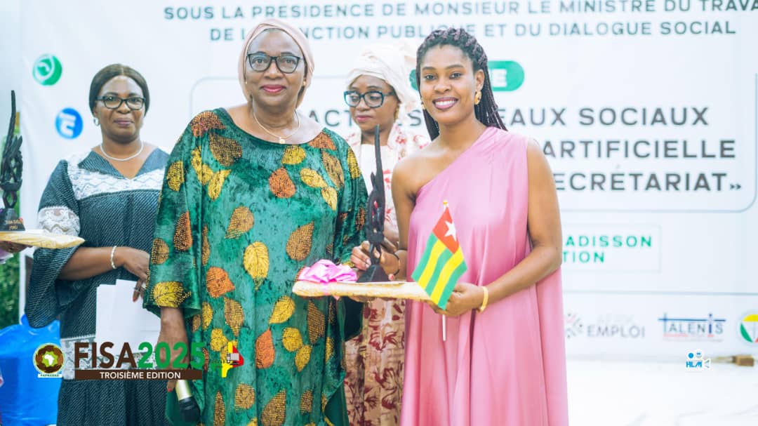 FISA 2025 | À Bamako, ADAMA Kayissan de l’ENA rafle le 1er prix au concours de la meilleure Secrétaire en Afrique