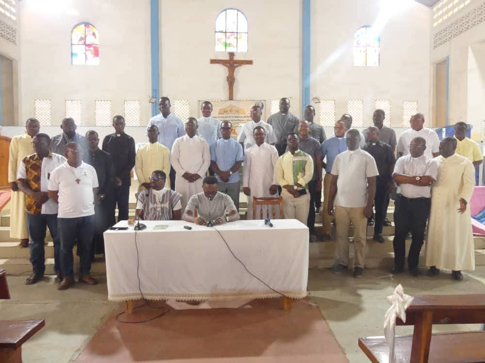 Assemblée Générale des Prêtres Diocésains du Togo : Père Marc Lakassi, nouveau Président