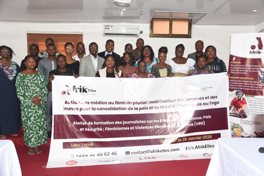 Féminisme, Paix et cohésion sociale au Togo : Le Webmagazine « AfrikElles » met à contribution les journalistes