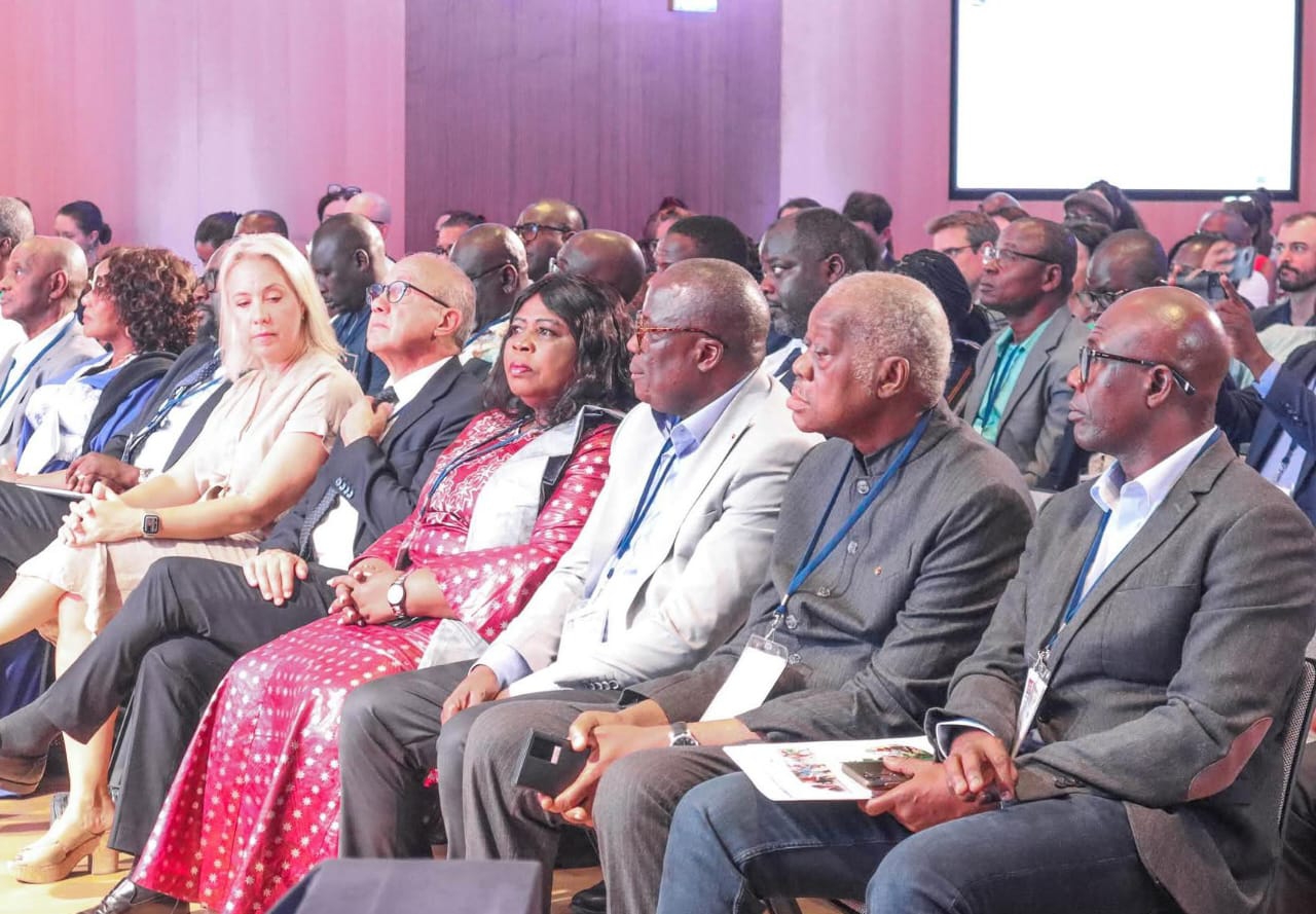 Vue partielle des participants aux travaux, avec en ligne de mire, la délégation togolaise...